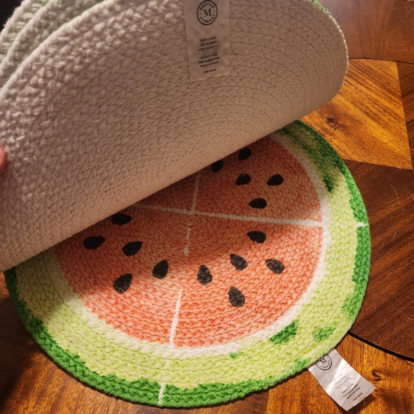 Martha Stewart Watermellon Placemats Set of 4 - Picture 7 of 7